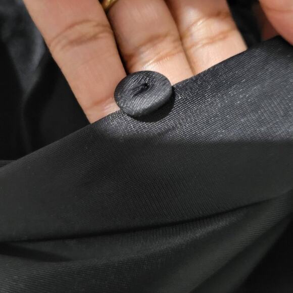 Vintage Jer Marai Jumpsuit Black Lingerie Nylon 60s Lace Loungewear Size Medium - Picture 13 of 16